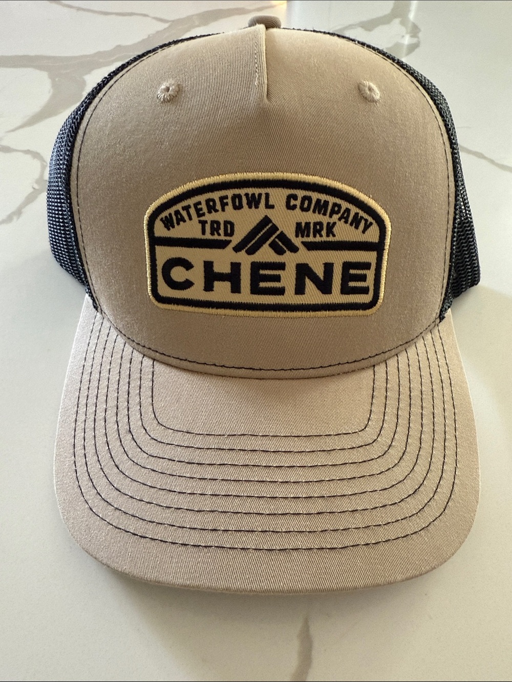 Chêne Waterfowl Company Trademark 5-Panel Hat - Tan & Black